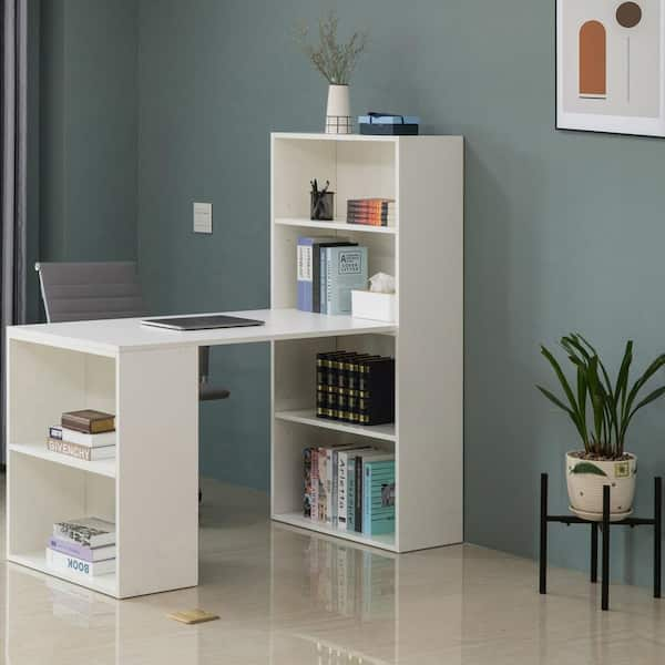 white medium desk