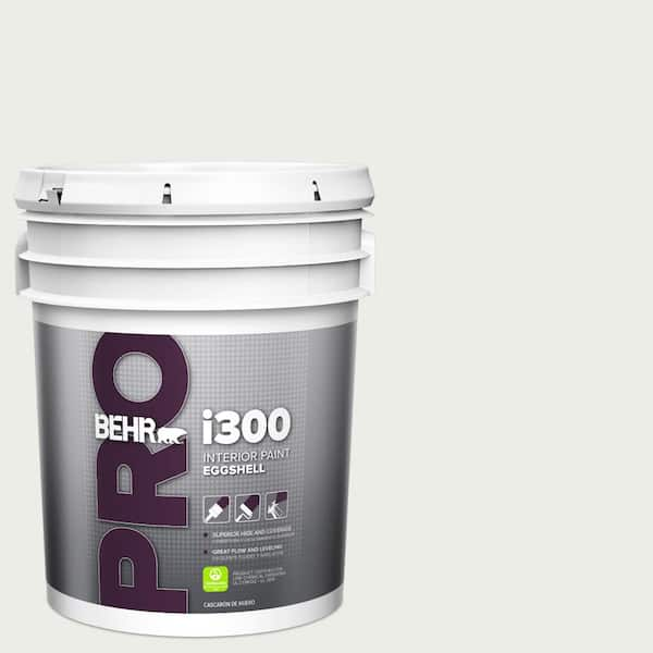 BEHR PRO 5 gal. #52 White Eggshell Interior Paint