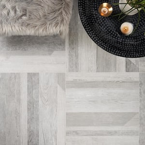 Numa Silver 24.01 in. x 24.01 in. Matte Porcelain Floor and Wall Tile (16.03 sq. ft./Case)