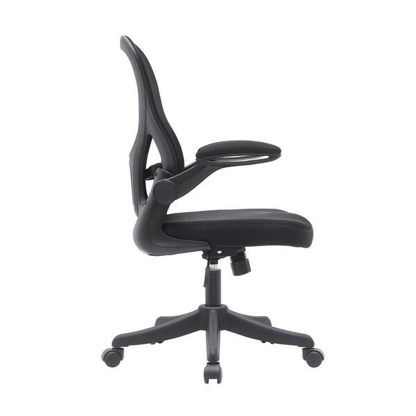 Modern High-Back Mesh Executive Office Chair With Headrest And Flip Up -  Techni Mobili