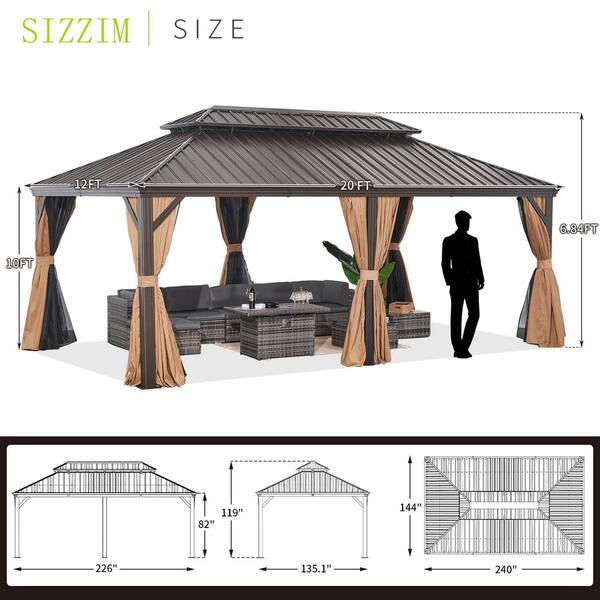 BOX AUTO MINIMAX 250cm x 500cm – Gazebo Steel Pro