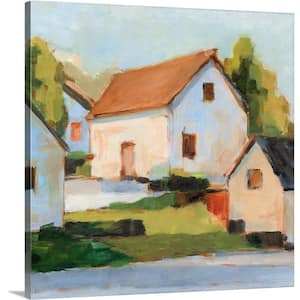 "European Farmhouses I" by Ethan Harper 1-Piece Museum Grade Giclee Unframed Country Art Print 16 in. x 16 in.
