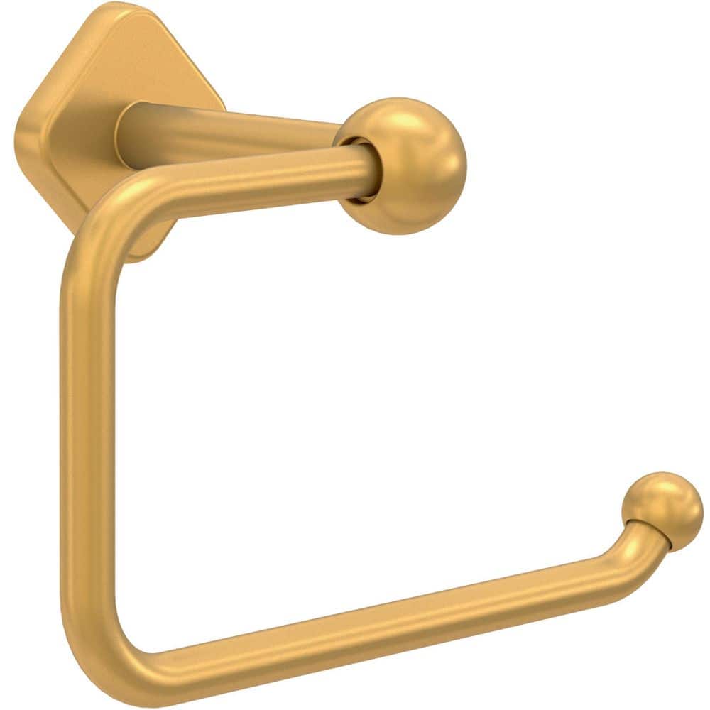 Gainesville Wall Mount Open Square Toilet Paper Holder Bath Hardware Accessory in Satin Gold price history on PriceWatchPro