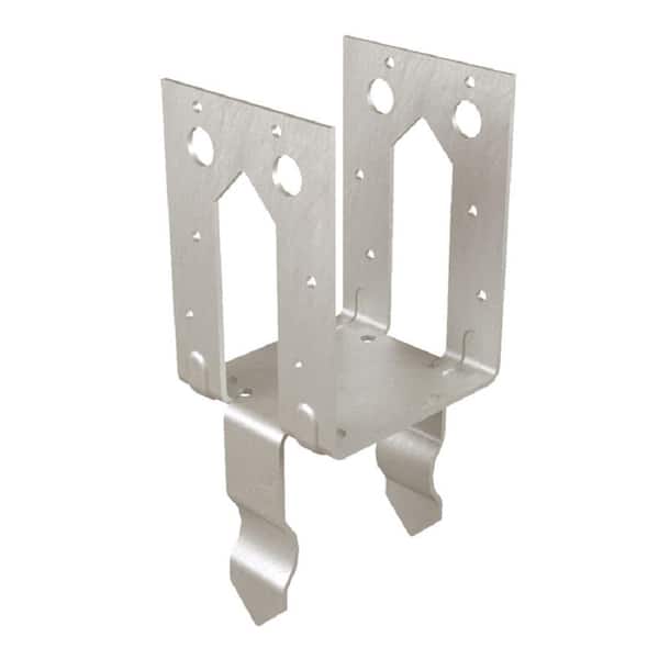 MITEK 3-1/2 in. x 3-1/4 in. 12-Gauge G185 Wet Post Anchor Base