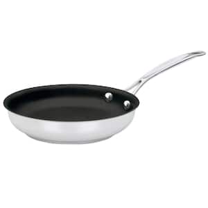 Chef's Classic 8 in. Stainless Steel Nonstick Skillet