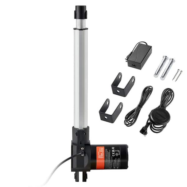SKYSHALO Linear Actuator Kit, 10 in. High Speed 0. 98in. /s Linear Motion Actuator 24 V, 220l bs. /1000 N Linear Actuator, IP44