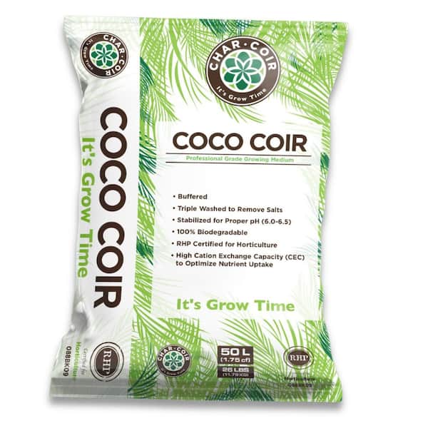 26 lb. (1.75 cu. ft.) Organic Loose Coconut Coir Growing Medium Soil Amendment (1-Pack)