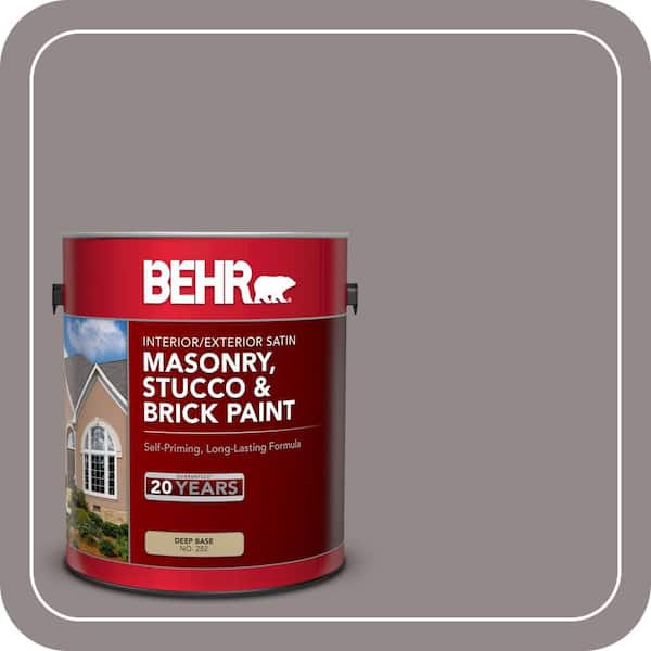 1 gal. #PPU17-16 Polished Stone Satin Interior/Exterior Masonry, Stucco and Brick Paint