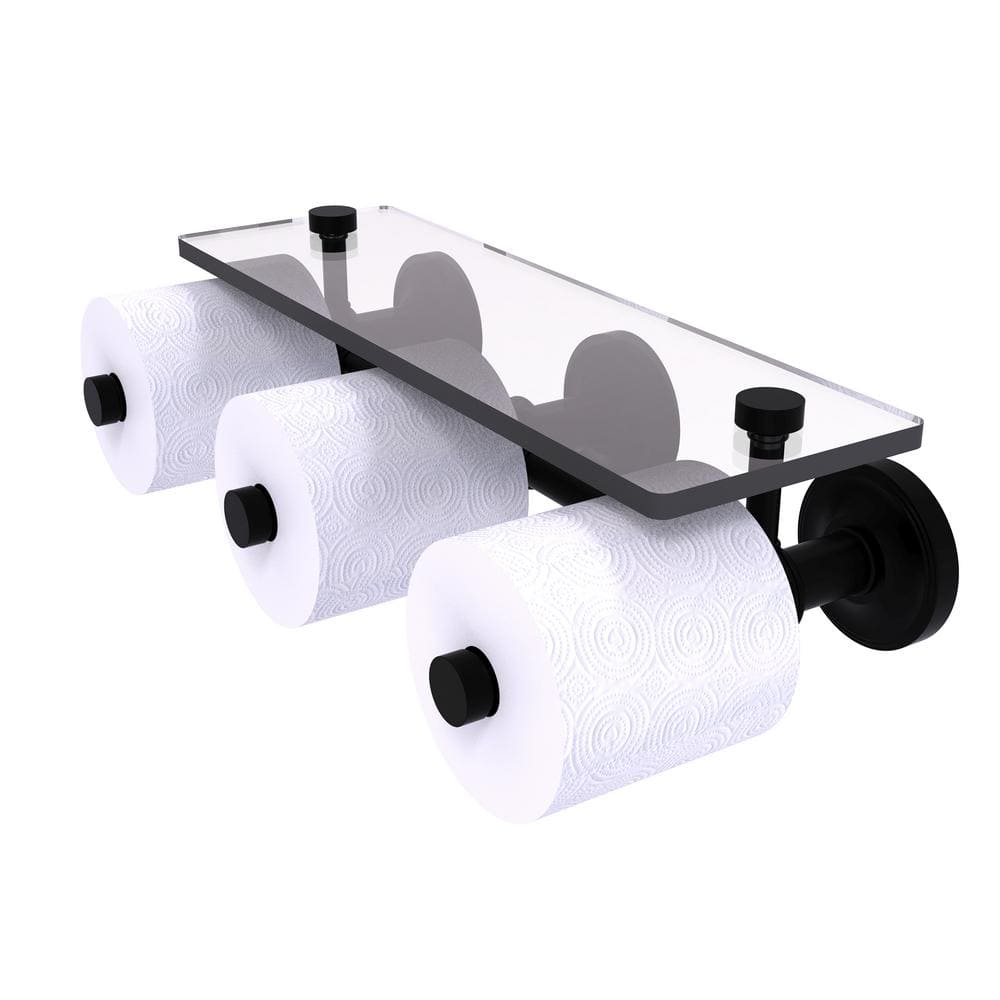 Nameeks Malta Contemporary Toilet Paper Holder in Matte Black