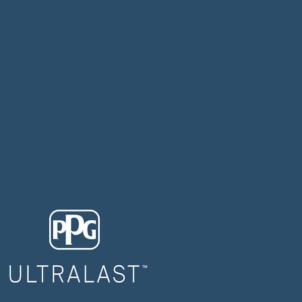 PPG UltraLast 5 gal. #PPG1156-7 Celestial Blue Semi-Gloss Interior Paint and Primer