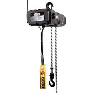 TS Series 1-Ton 10 ft. 2-Speed Electric Chain Hoist 3-Phase Lift