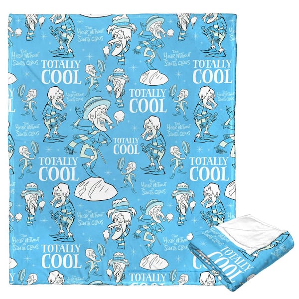 THE NORTHWEST GROUP Wb Year Without A Santa Claus Totally Cool Silk Touch Multi-Colored Throw