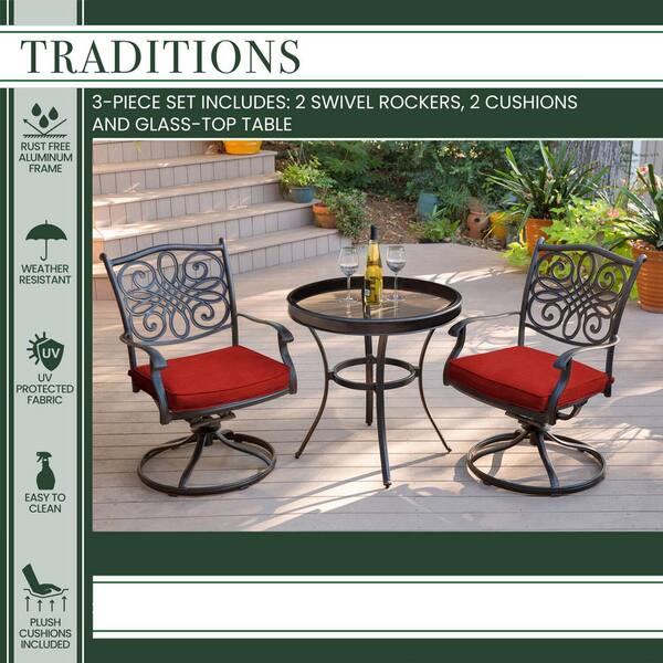 hanover traditions bistro set