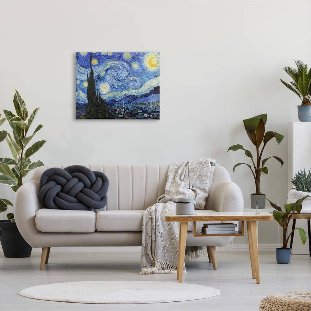 Vincent Van Gogh Starry Night 24x30 Canvas Wall Art