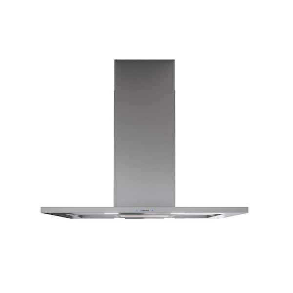 Zephyr Modena 42 in. Convertible Island Mount Range Hood with LED Lighting in Stainless Steel