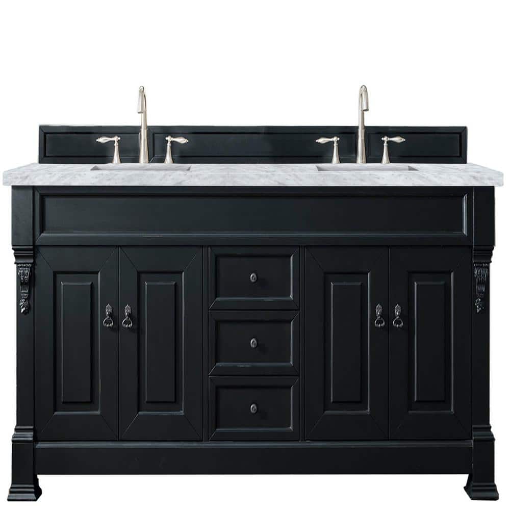 Brookfield 72 in. w x 23.5 in. D x 34.3 in. H Double Bath Vanity in Antique