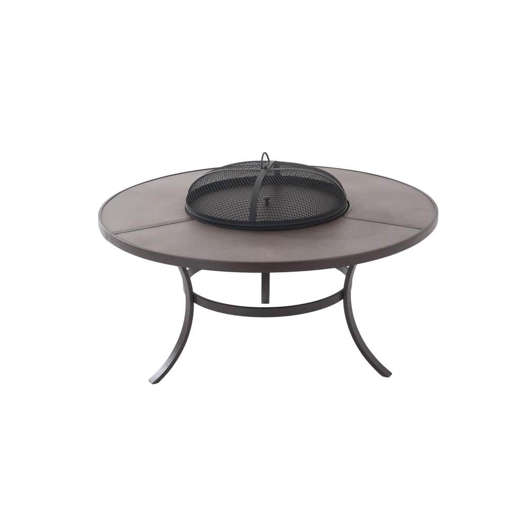 Reviews For Stylewell 42 In Round Wood Burning Fire Pit Cocktail Table With Poker L Ft1320pst The Home Depot