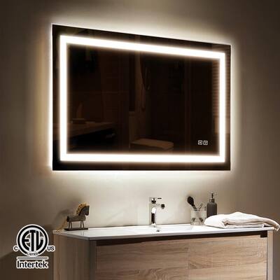Led Light Bathroom Mirrors Bath, Bathroom Vanities With Mirror And Lights