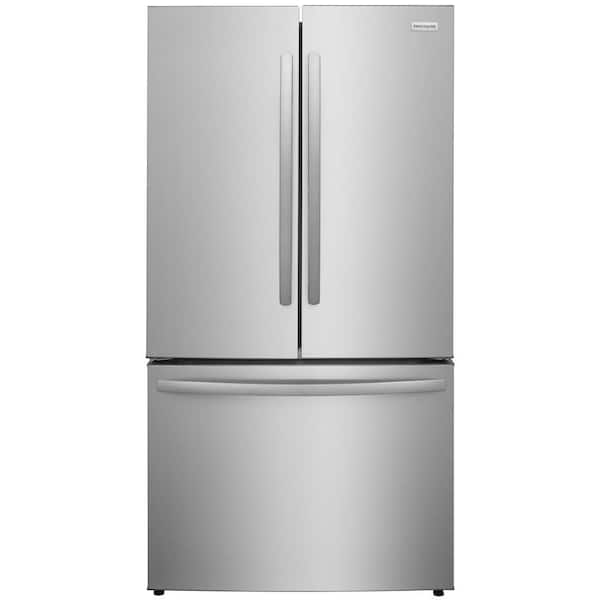 Frigidaire 36 in 29 cu. ft. Standard Depth French Door Refrigerator in Smudge-Proof Stainless Steel with Internal Water Dispenser