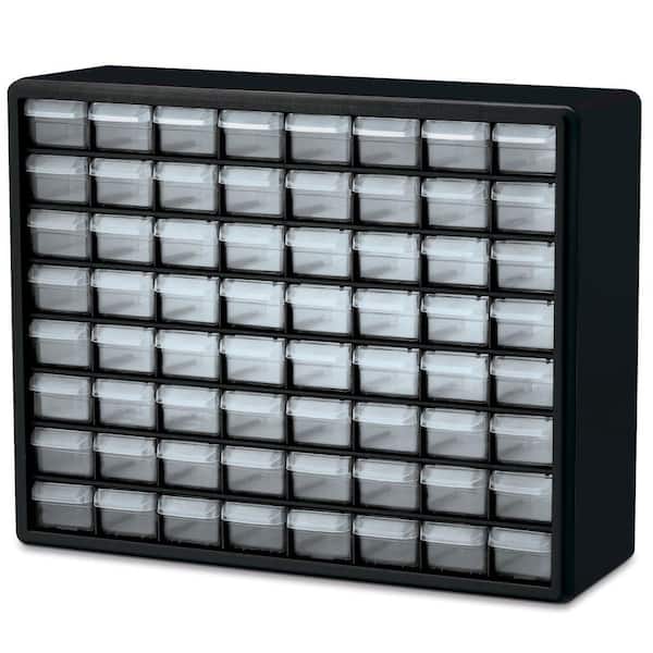 https://images.thdstatic.com/productImages/a34bd723-d555-4290-8928-b17916f49906/svn/black-clarified-drawers-akro-mils-shelf-bins-racks-10164-64_600.jpg