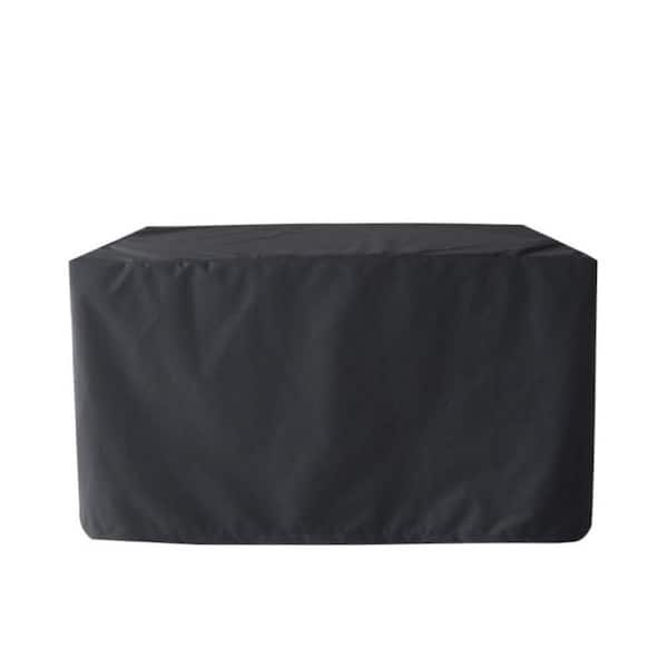 42.52 in. x 32.28 in. x 10.94 in. Black High-Quality Durable Outdoor Furniture Cover w/ Straps Protects Your Furnitures
