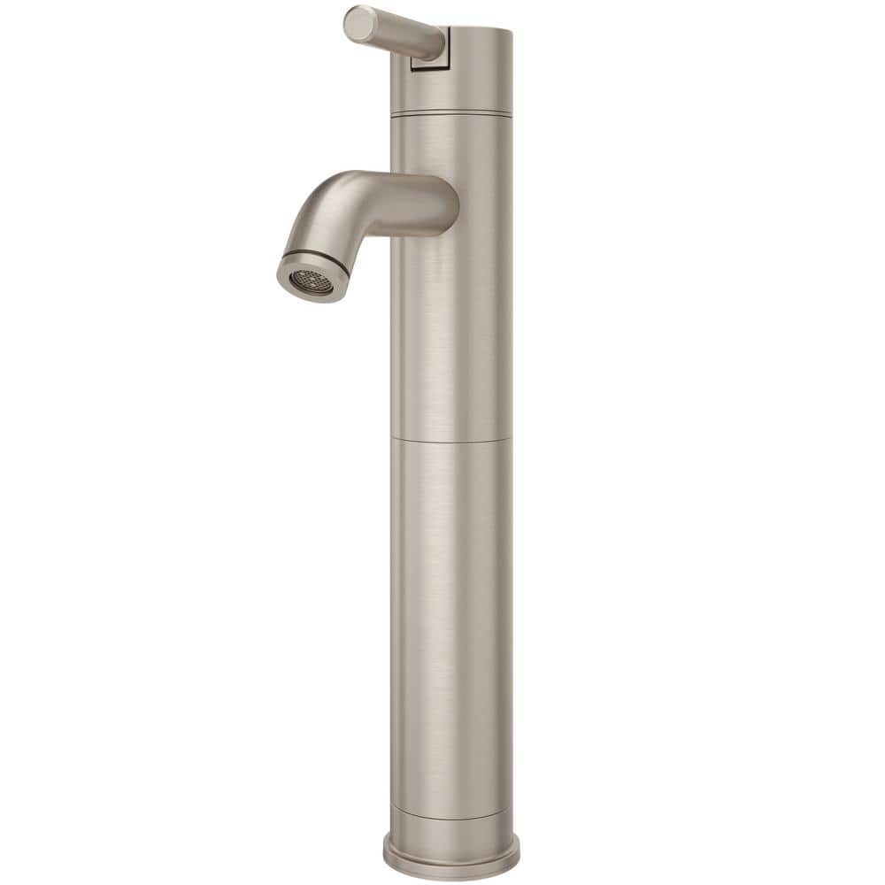Contempra Brushed Nickel Single Handle Vessel Bathroom Faucet