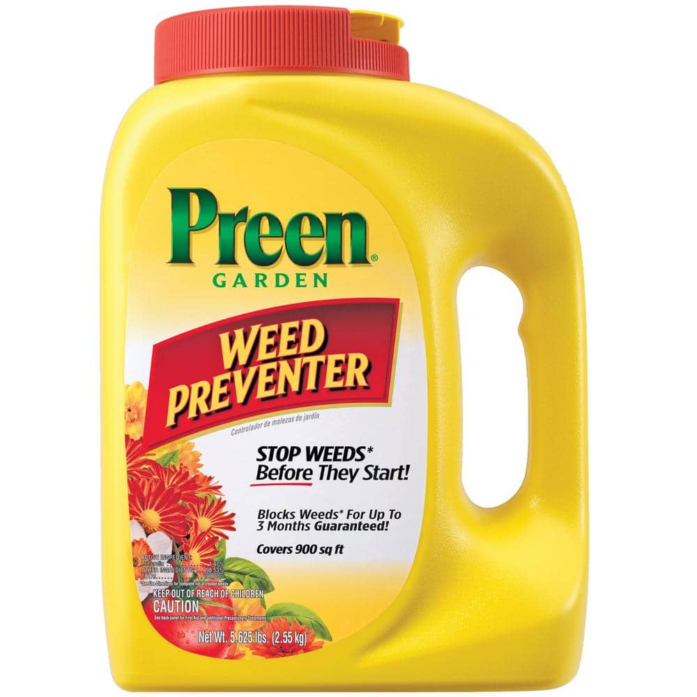 Preen 5 625 Lbs Garden Weed Preventer 24 63795 The Home Depot