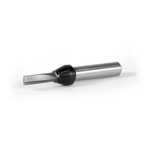 Foos Straight Carbide Router Bits 3-Piece Set - 1/4" Shank Veteran Owned USA Company