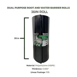 3 ft. x 10 ft. Polyethylene Dual Purpose Root and Moisture Barrier