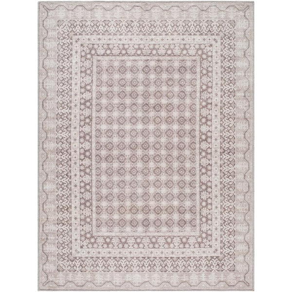 Our PNW Home Light Brown 3 ft. x 10 ft. Rainier Cottage Indoor Area Rug
