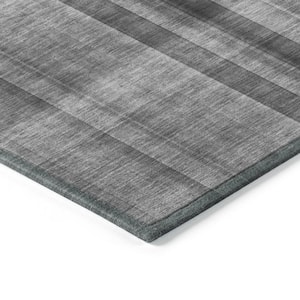 Chantille ACN548 Gray 10 ft. x 14 ft. Machine Washable Indoor/Outdoor Geometric Area Rug