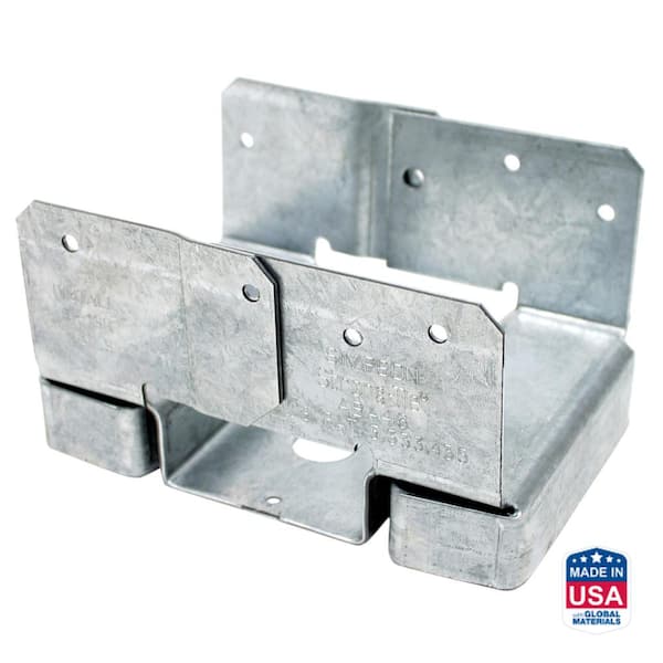 Simpson Strong-Tie ABA ZMAX Galvanized Adjustable Standoff Post Base for 4x6 Nominal Lumber