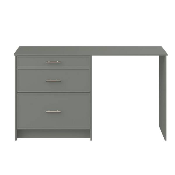Fairview 61.5 in. W x 34.5 in. H x 24 in. D Moss Green Simple Desk Base Bundle