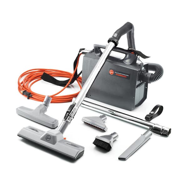 Commercial PortaPOWER Bagged Corded Washable Filter Vacuum Cleaner for Carpet, Hard Floor, Above Floor, Canister Vacuum