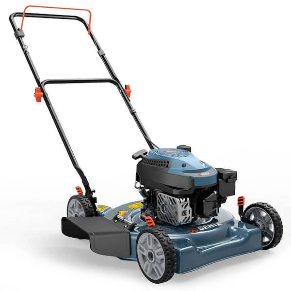 Senix 20 in. 144cc 4-Cycle Gas Push Lawn Mower with Side Discharge