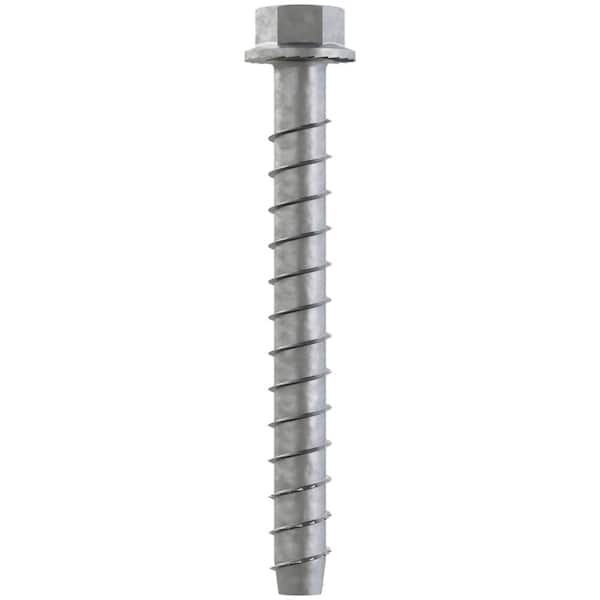 Titen HD 1/2 in. x 5 in. Mechanically Galvanized Heavy-Duty Concrete and Masonry Screw Anchor (20-Piece)