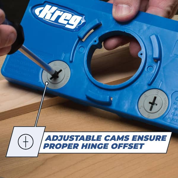 Kreg Adjustable Cabinet Hardware Jig for Accurate Hole Placement