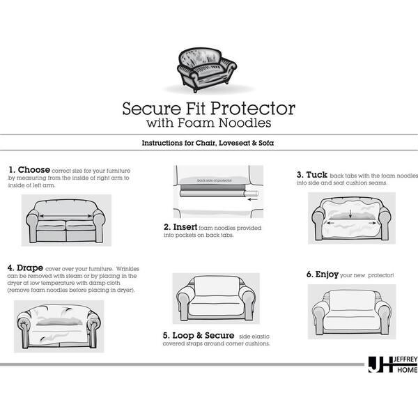 Innovative Textile Solutions Belmont Leaf Secure Fit Sofa Furniture Cover Slipcover 9733sofcoffee The Home Depot - How To Measure A Sofa For Cover Innovative Textile Solutions Belmont Leaf Secure Fit Sofa Furniture Cover Slipcover 9733sofcoffee The Home Depot - How To Measure A Sofa For Cover