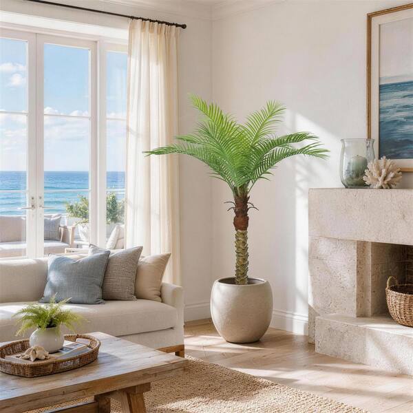 Vitalismo 4.5 ft. Artificial Phoenix Palm Tree UV Resistant Faux