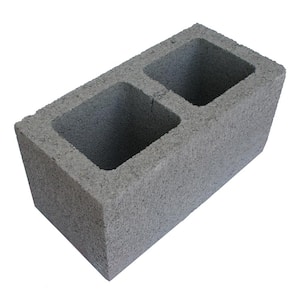 8 in. x 8 in. x 16 in. Grey Concrete Block
