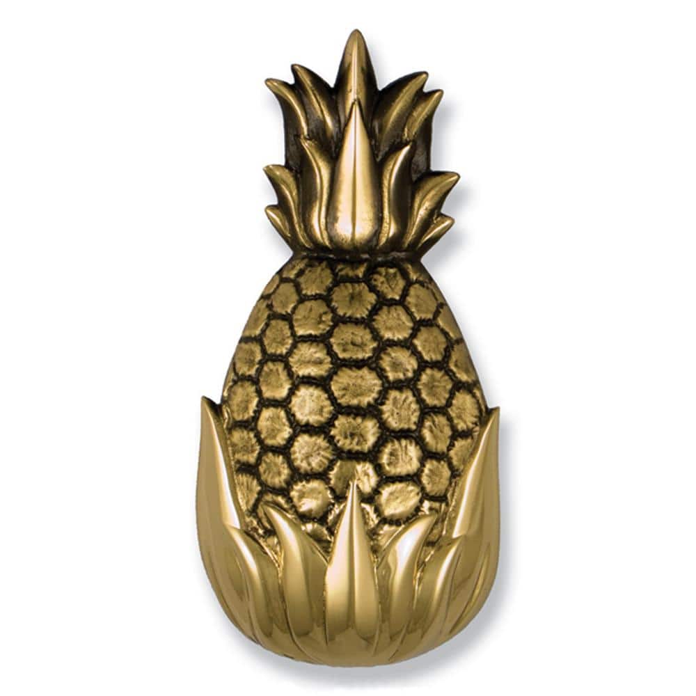 Michael Healy Solid Brass Hospitality Pineapple Door Knocker MHS11 The  Home Depot