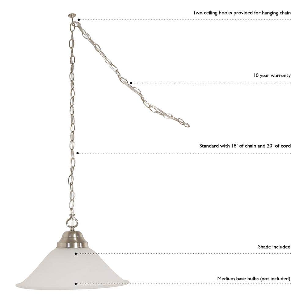 Mini Alabaster Glass & Oil-Rubbed Bronze Pendant Light