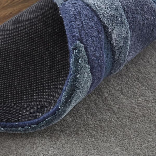 5 x 8 Blue, Gray Abstract Area Rug