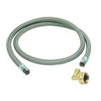 3/8 in. Compression x 3/8 in. Compression x 48 in. Braided Polymer Dishwasher Connector with 3/4 in. Garden Hose Elbow