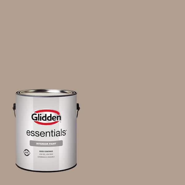 Glidden Essentials 1-gal. PPG1076-4 Cuppa Coffee Flat Interior Paint