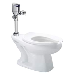 Zurn One Sensor Floor Mounted Toilet System with Top Mount 1.28 GPF Battery Powered Flush Valve