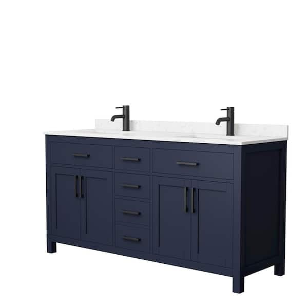 Fraser  70 inch Espresso Double Vessel Sink Vanity Set