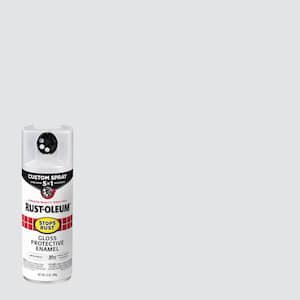 12 oz. Custom Spray 5-in-1 Satin Artic White Spray Paint (Case of 6)