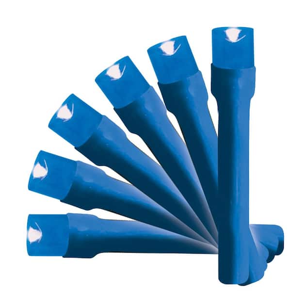 Brite Star Battery Operated 15-Light Little Lites LED Blue Light Set Blue Wire (Set of 3)