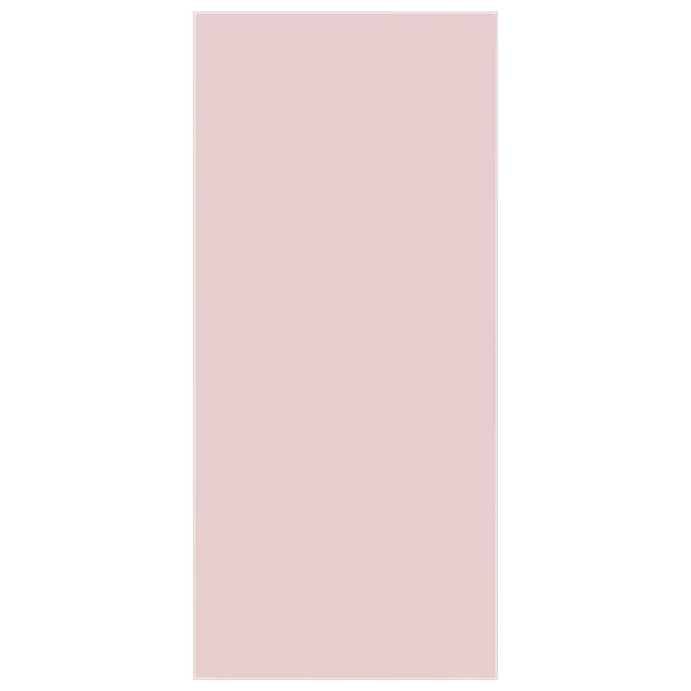 Bespoke Top Panel in Rose Pink Glass for 4-Door Flex French Door Refrigerat
